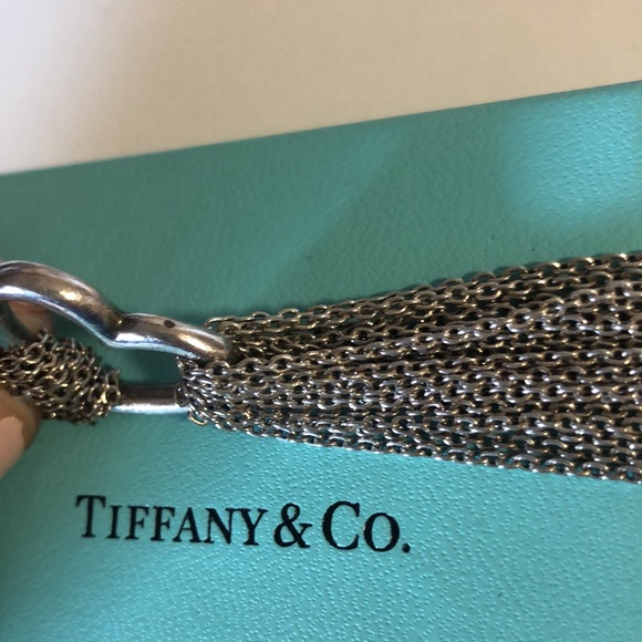 Authentic Tiffany & Co Mesh Heart 💕 multi strand bracelet - Picture 5 of 7